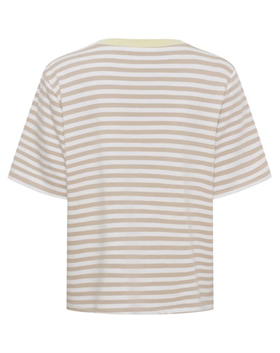 Marta du Chateau - MDCJamila T-shirt - Beige/Yellow